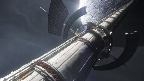 চন্দ্ৰ-এলিভেটৰ (lunar elevator)